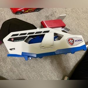 Paw Patrol Aqua Pups Whale Patroller Team Vehicle with Chase Action Figure